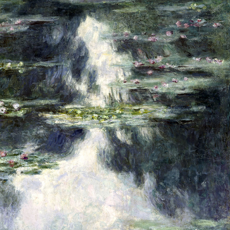 원화사이즈 명화액자 클로드 모네 수련 연못(1907)